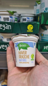 Nieuwe vegan producten bij de Lidl haver fraîche