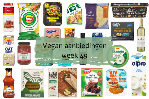 Vegan aanbiedingen week 49