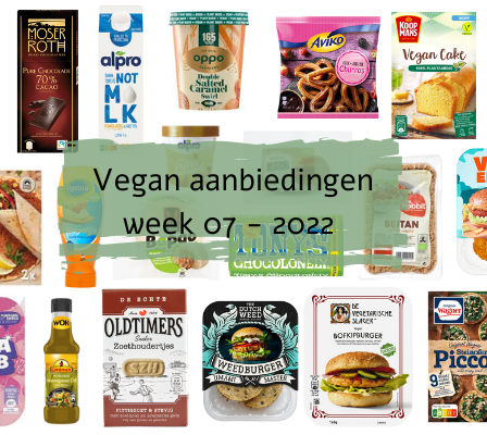 Vegan aanbiedingen week 07 - 2022