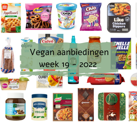 Vegan aanbiedingen week 19 - 2022