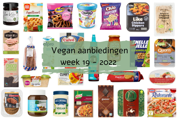 Vegan aanbiedingen week 19 - 2022