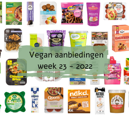 Vegan aanbiedingen week 23 - 2022