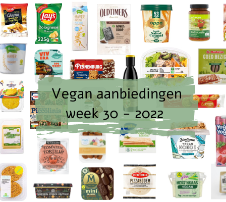 Vegan aanbiedingen week 30 - 2022