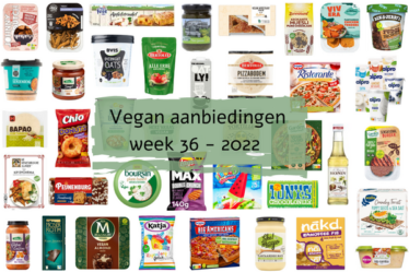 Vegan aanbiedingen week 36 - 2022