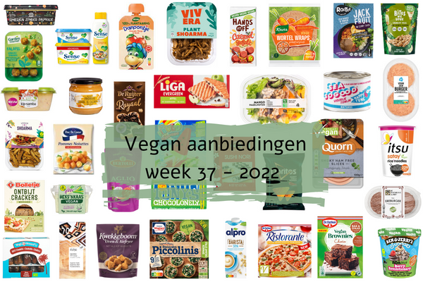 Vegan aanbiedingen week 37 - 2022