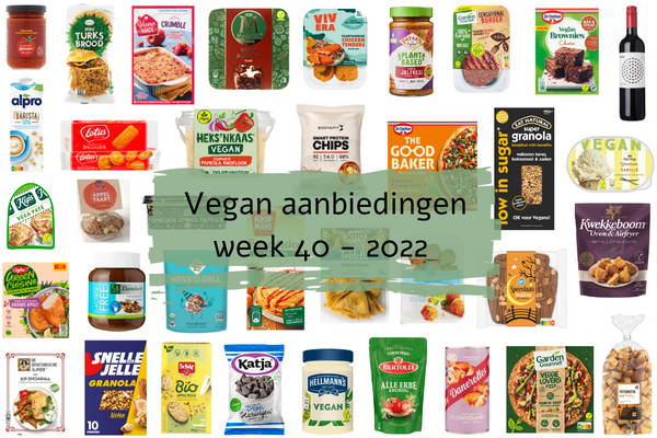 Vegan aanbiedingen week 40 - 2022