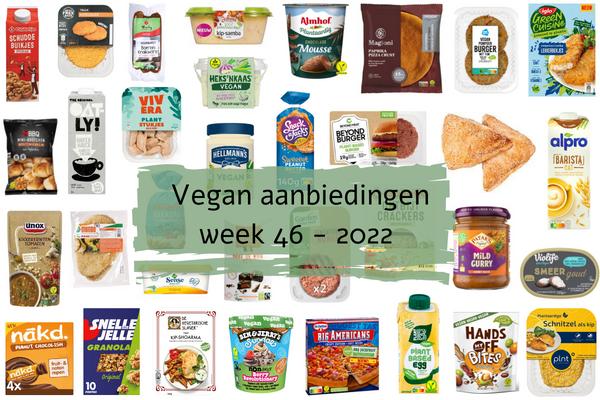 Vegan aanbiedingen week 46 - 2022