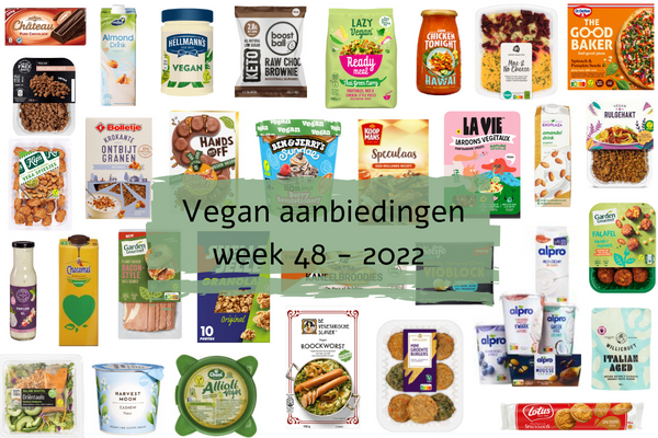 Vegan aanbiedingen week 48 - 2022