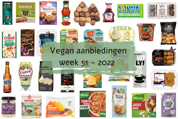 Vegan aanbiedingen week 51 - 2022