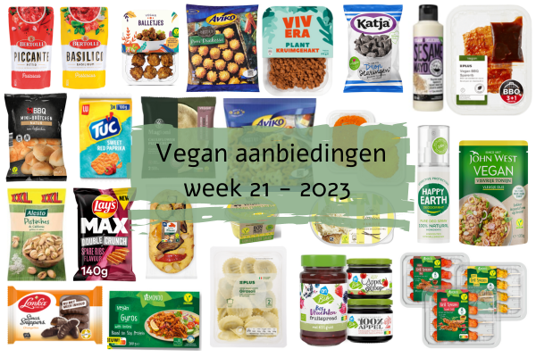 Vegan aanbiedingen week 21 - 2023