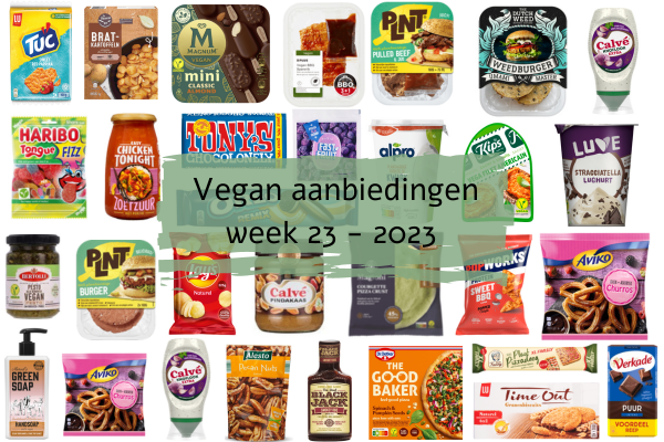 Vegan aanbiedingen week 23 - 2023