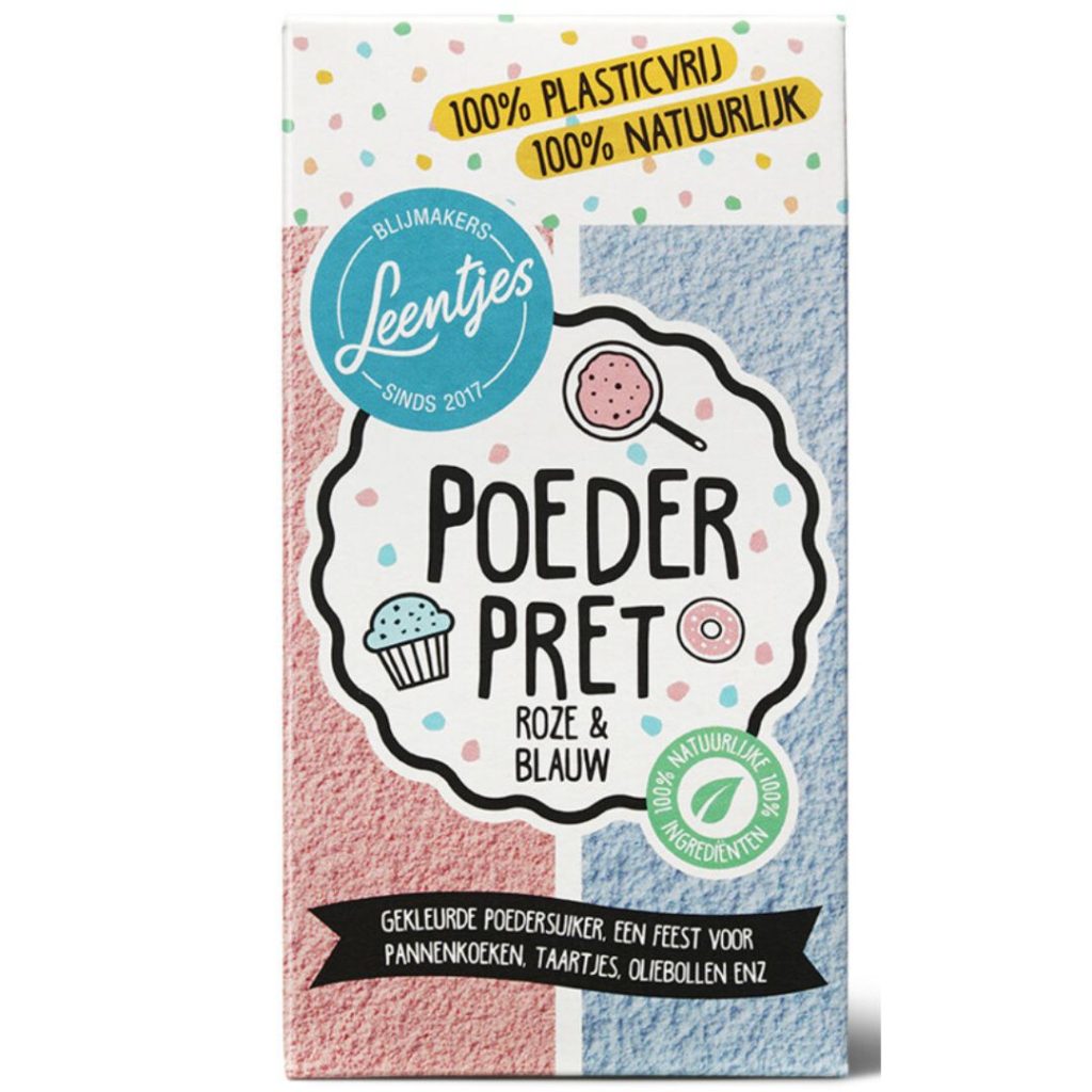 Leentjes Poeder pret roze & blauw