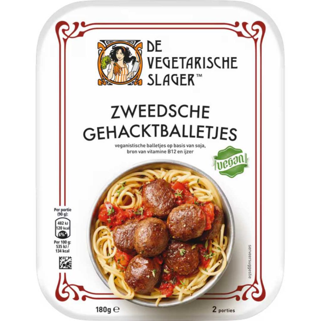 Vegetarische Slager Zweedse Gehacktballetjes