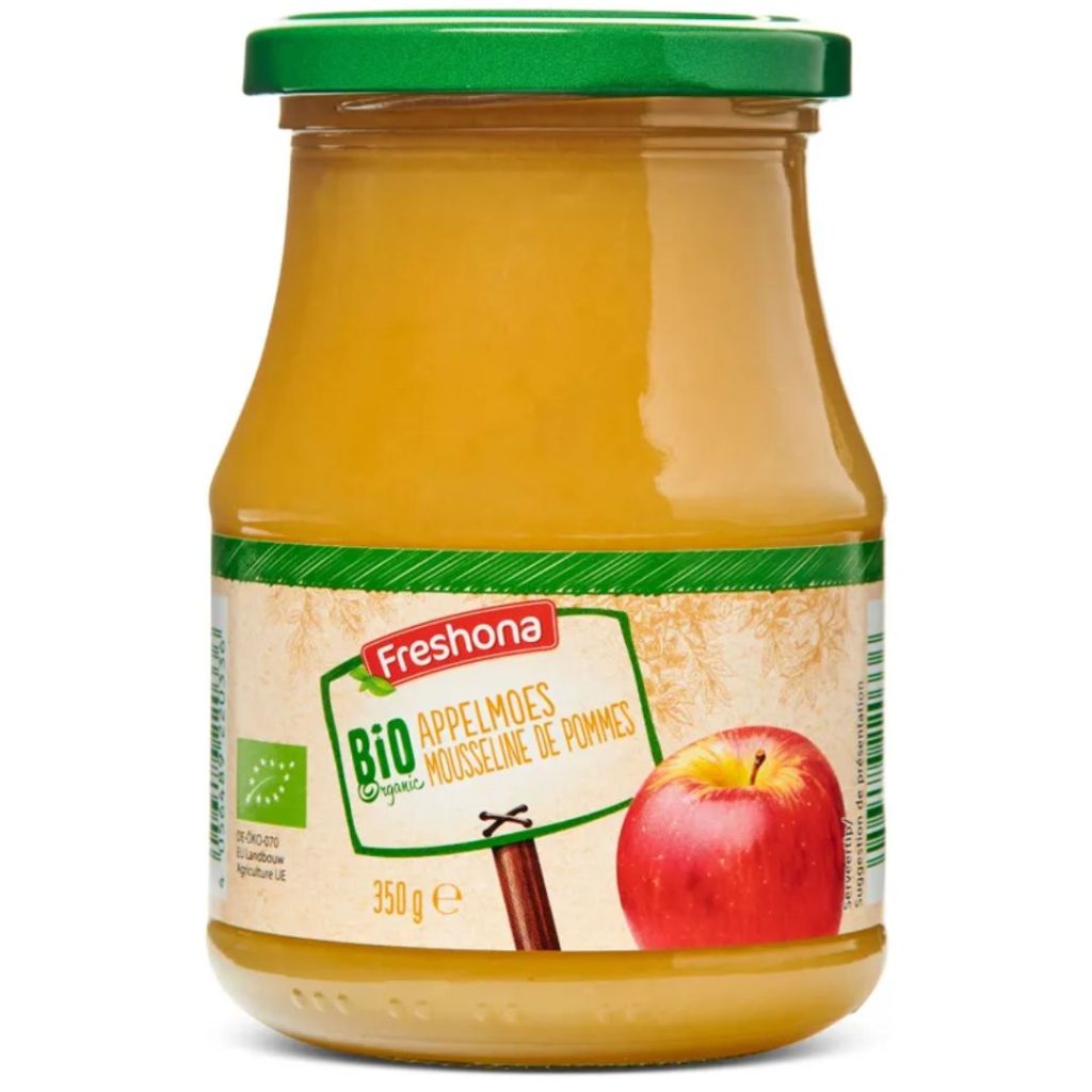 Lidl Freshona Biologische appelmoes 350 ml