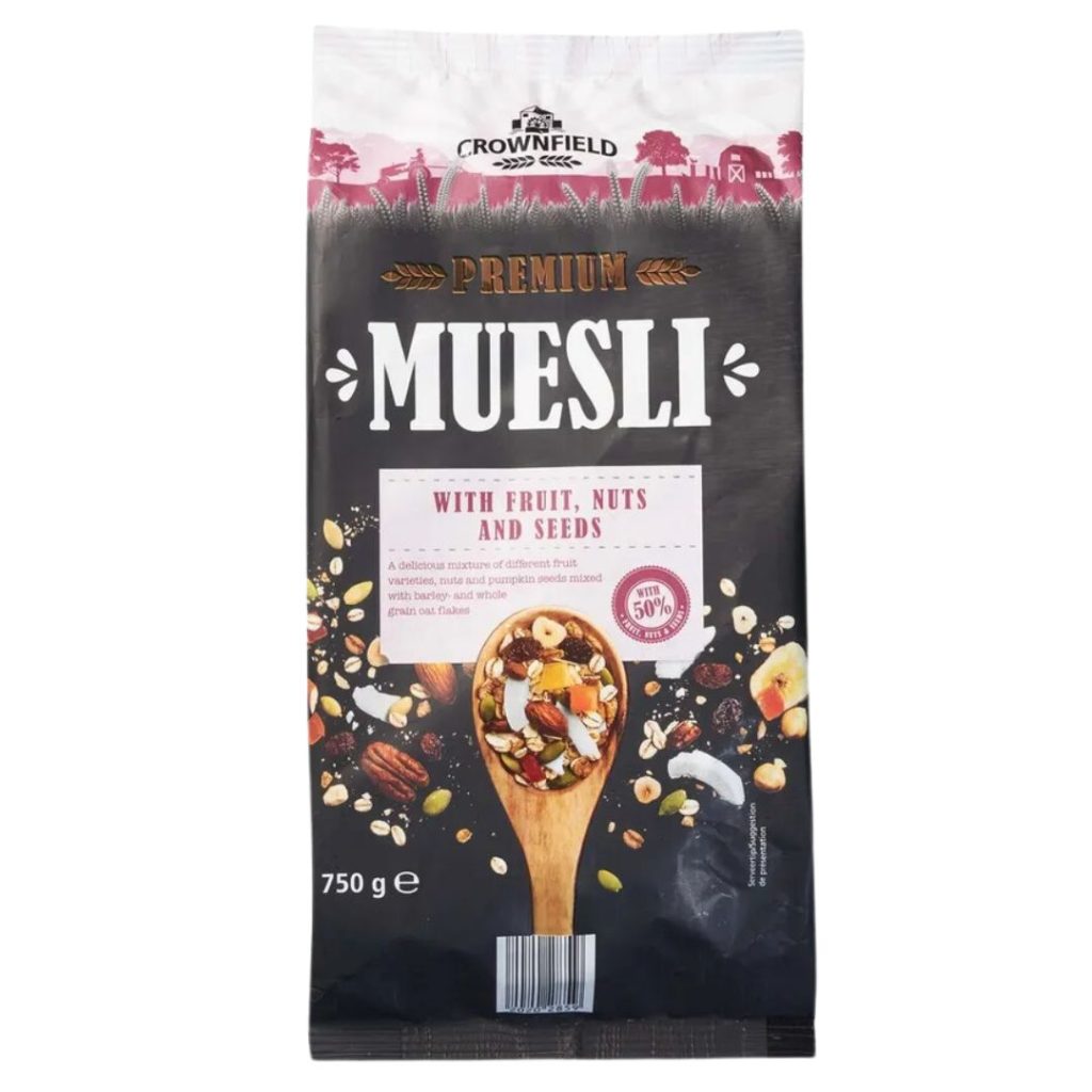 Lidl Crownfield premium muesli vegan