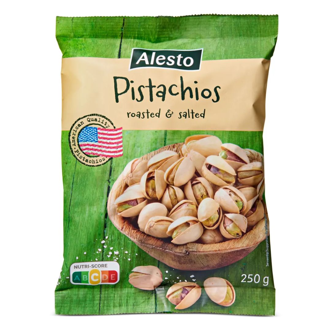 Lidl Pistachenoten 250 gram Bonusvegan