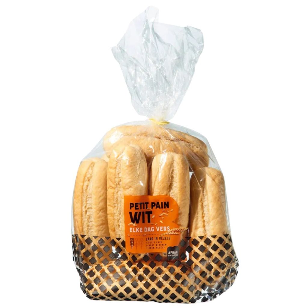 Lidl afbakbroodjes pistolet wit vegan