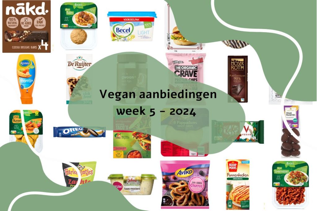 Vegan aanbiedingen week 5 - 2024