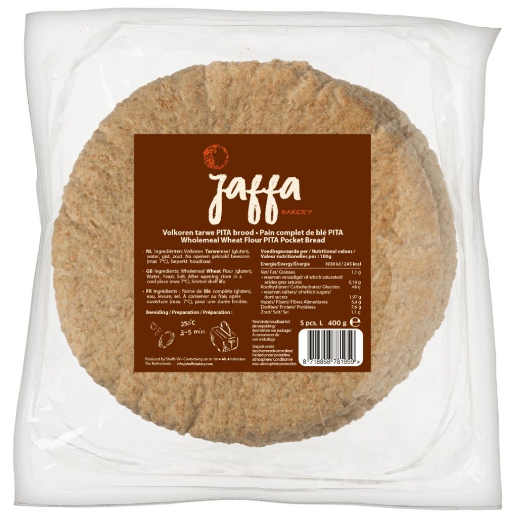 Aldi Jaffa Bakery Volkoren pitabroodjes