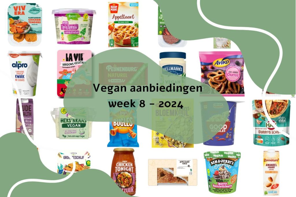 Vegan aanbiedingen week 8 - 2024