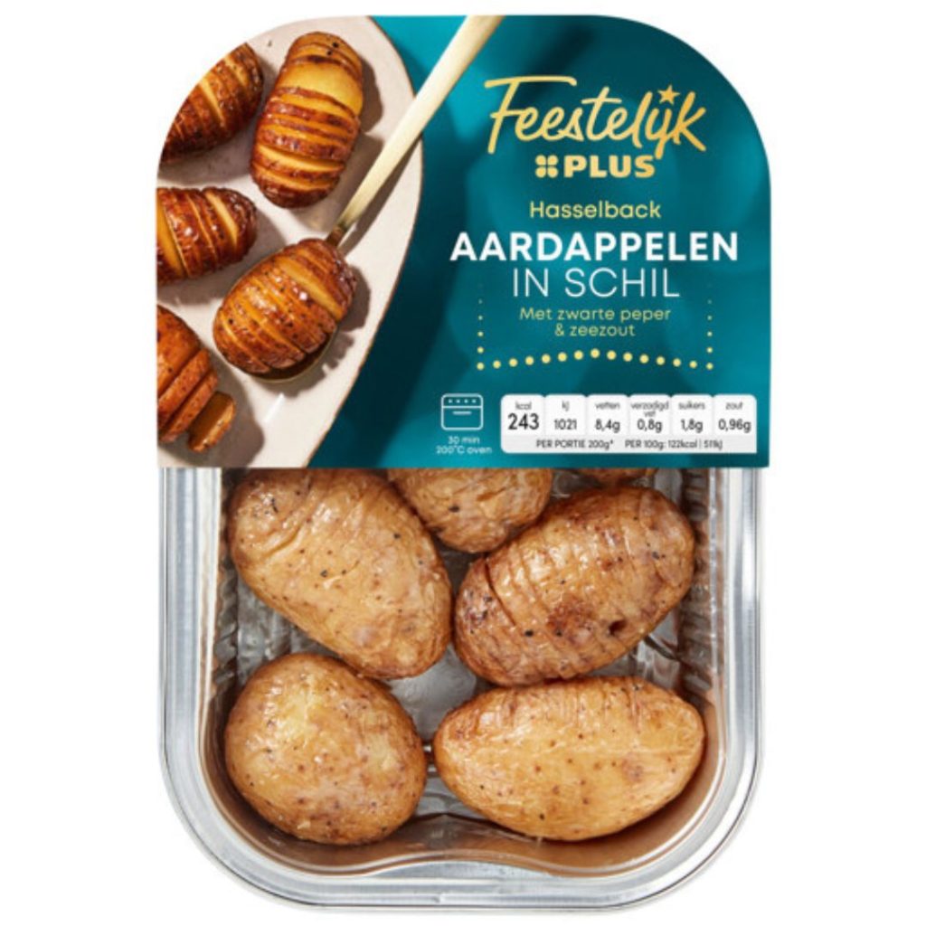 Feestelijk PLUS Hasselback aardappelen in schil
