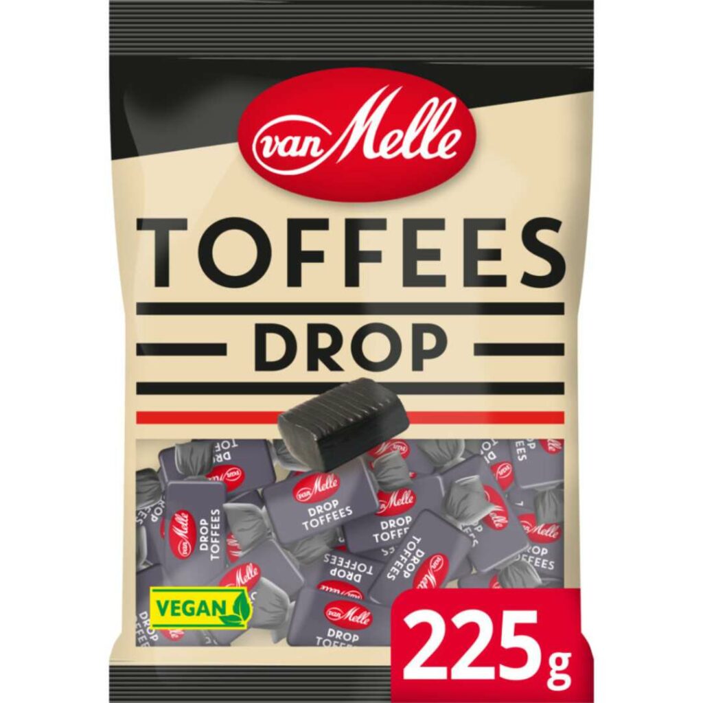 Van Melle vegan toffees drop