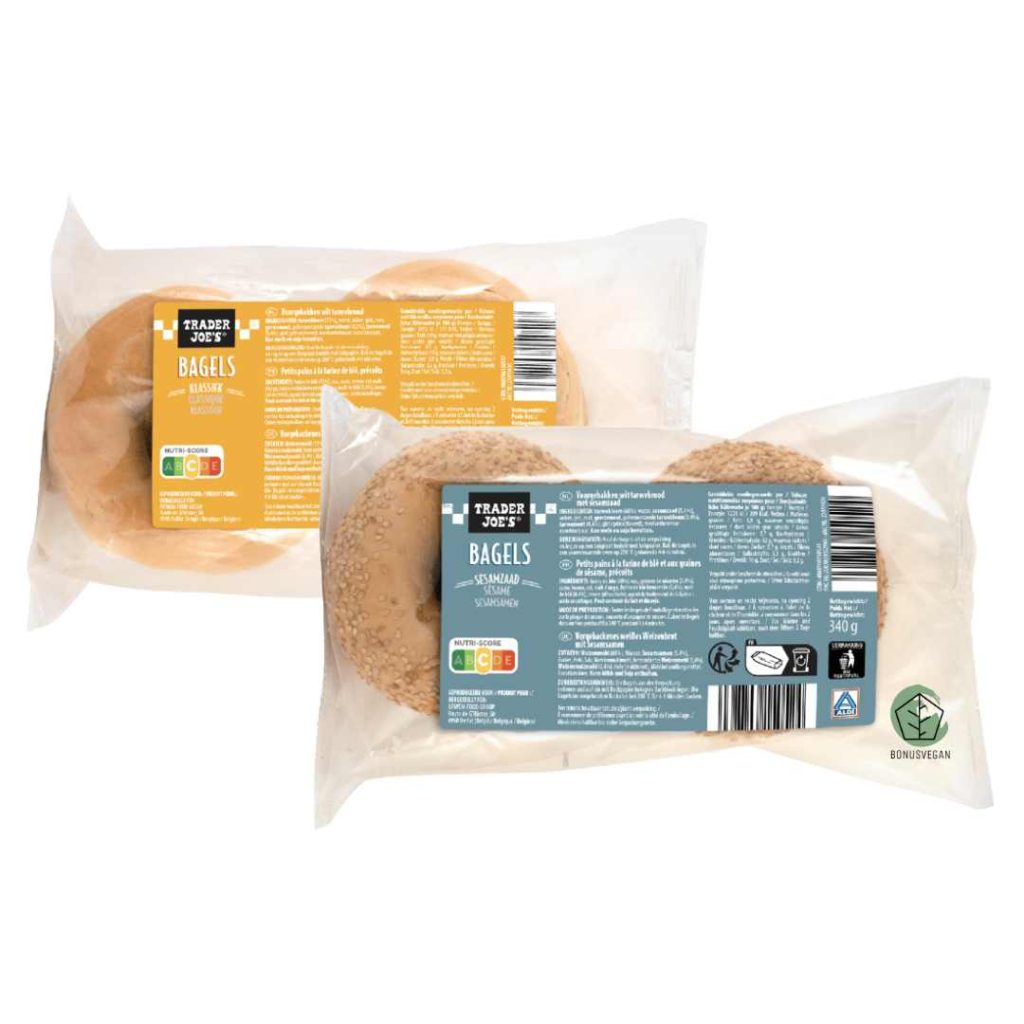 Aldi Trader Joe's Bagels vegan