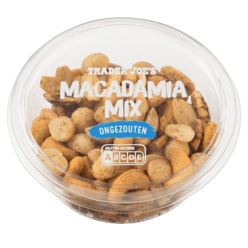 Aldi Trader Joe's Macadamia mix ongezouten