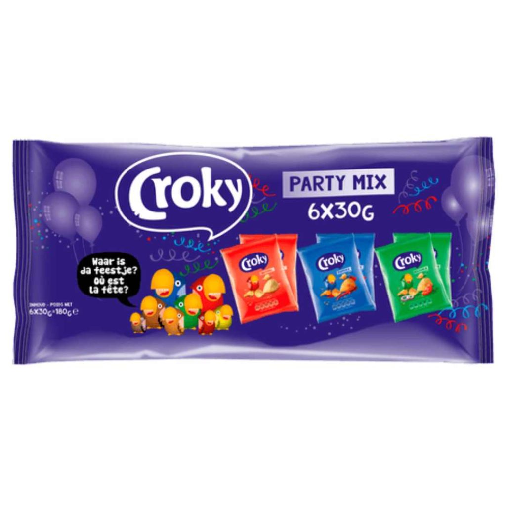Croky partymix vegan chips