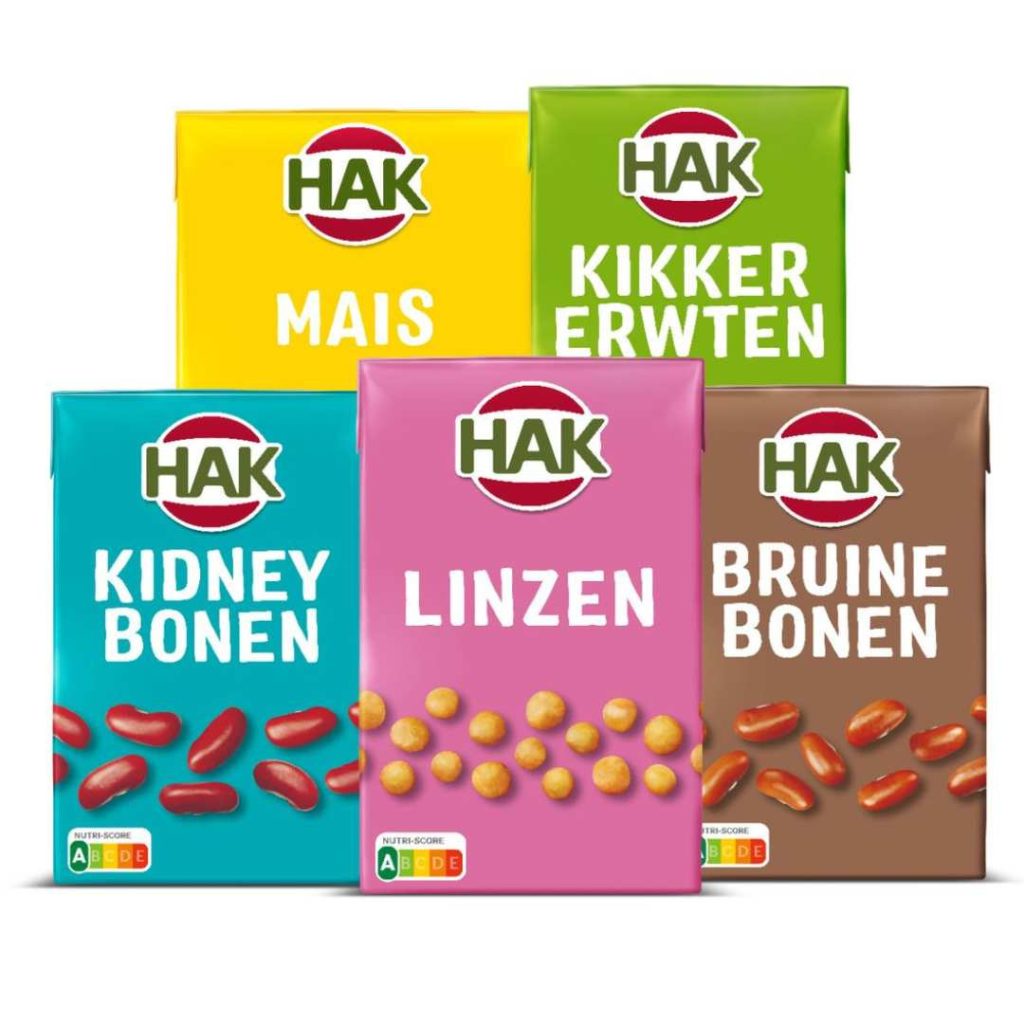 Hak peulvruchten in pak