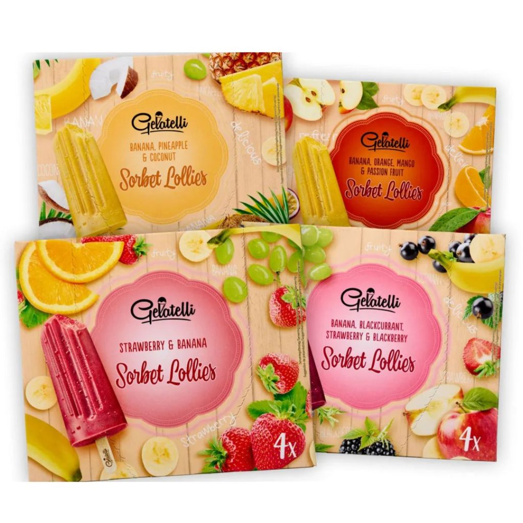 Lidl Gelatelli smoothie-ijs sorbet lollies