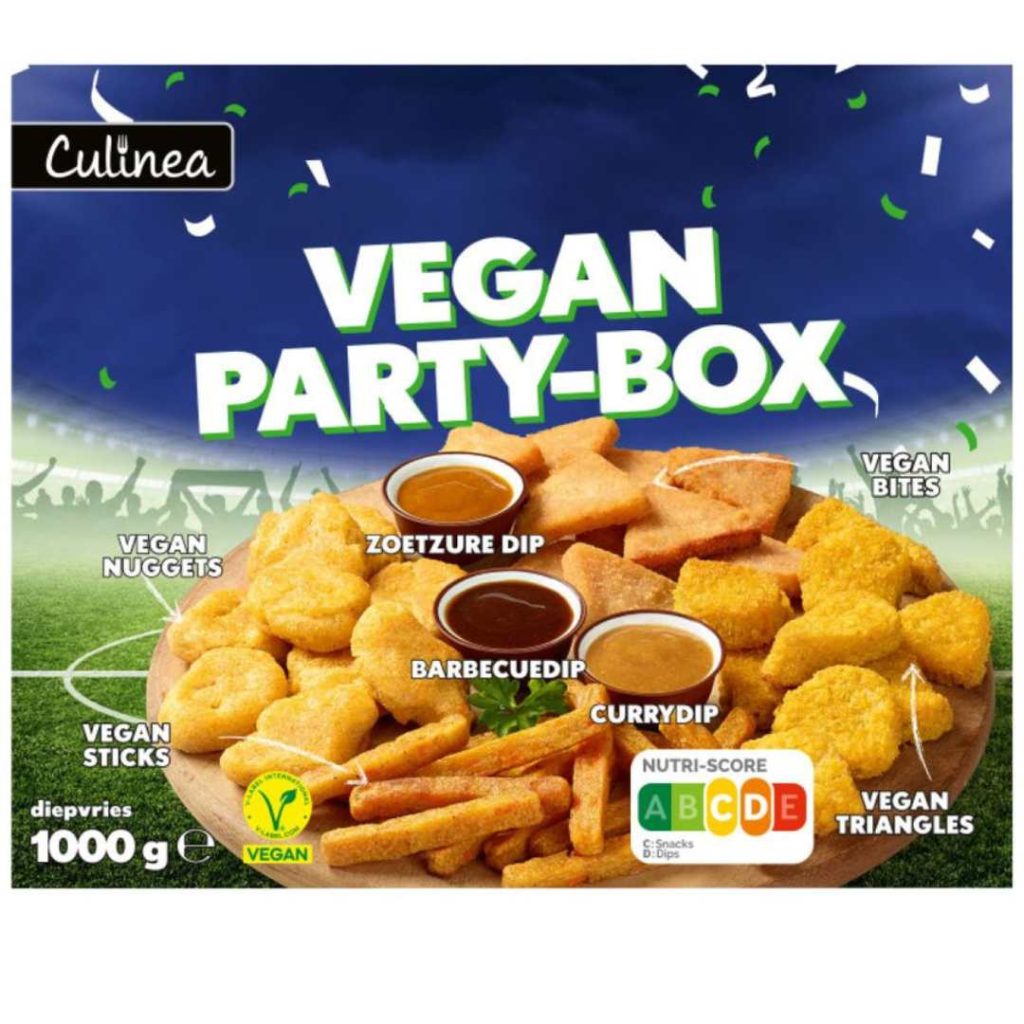 Lidl Vegan (kip)- snacks party-box