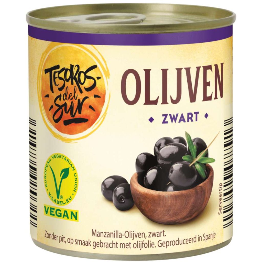 Aldi Tesoros Del Sur Zwarte manzanilla olijven