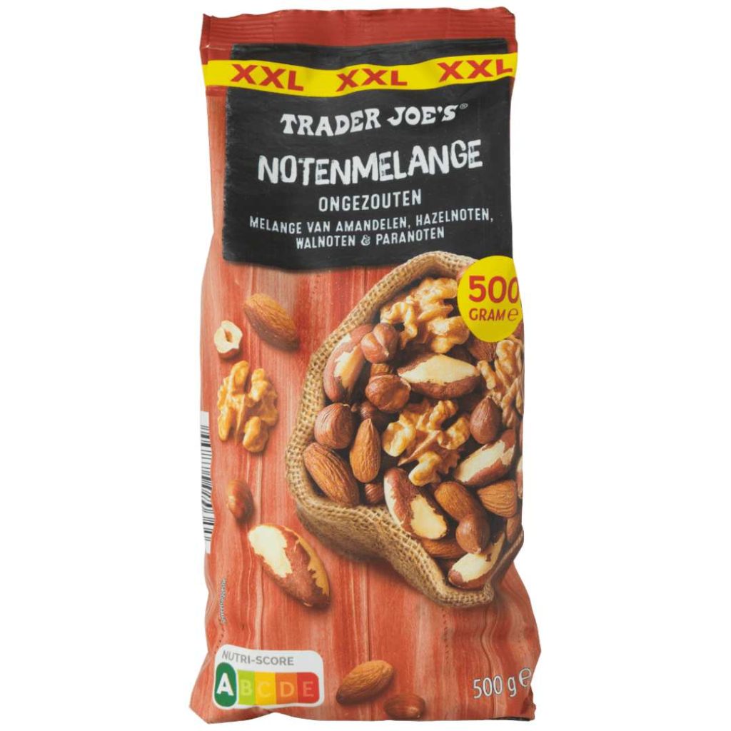 Aldi Trader Joes notenmelange ongezouten