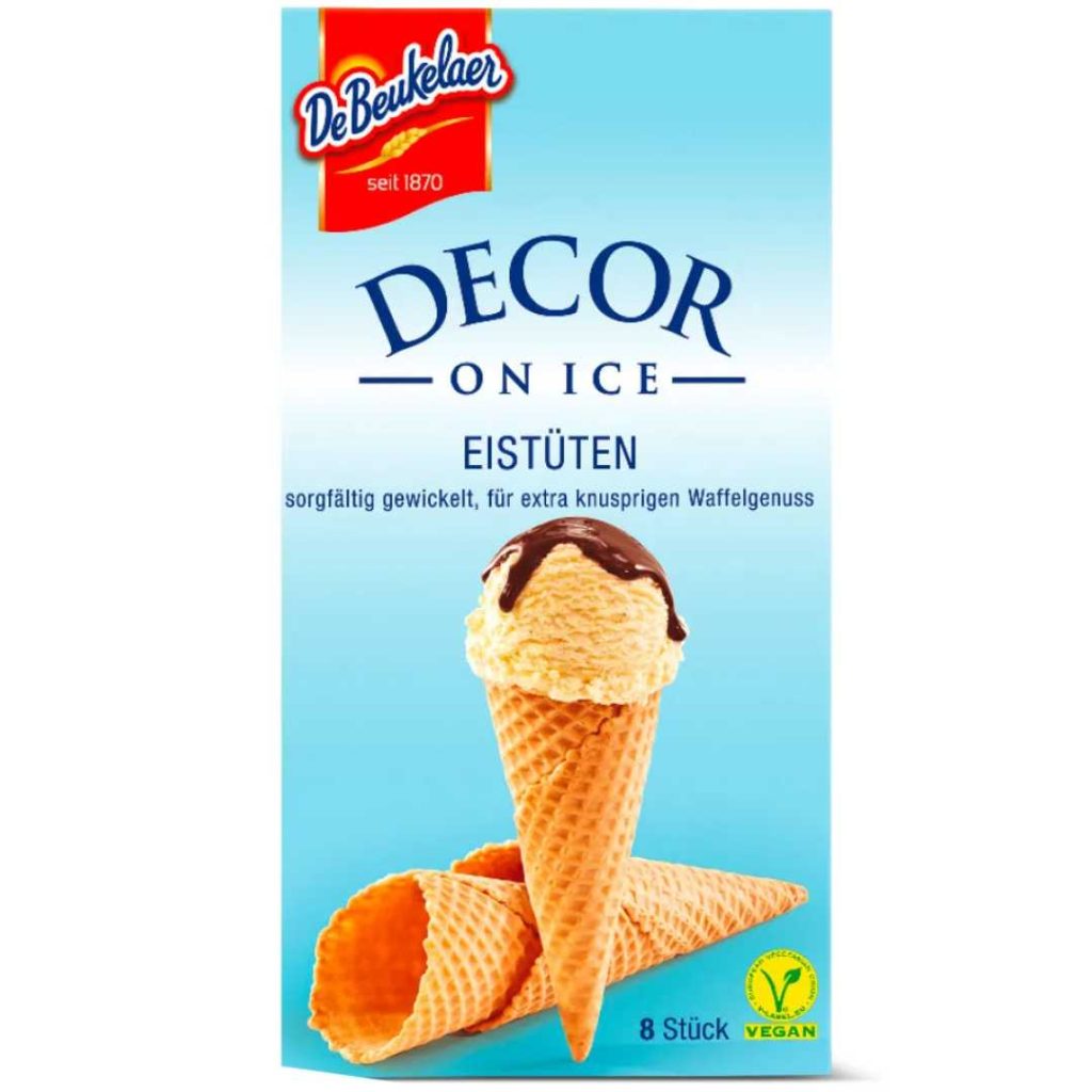 Lidl De Beukelaer Decor on Ice IJshoorntjes vegan