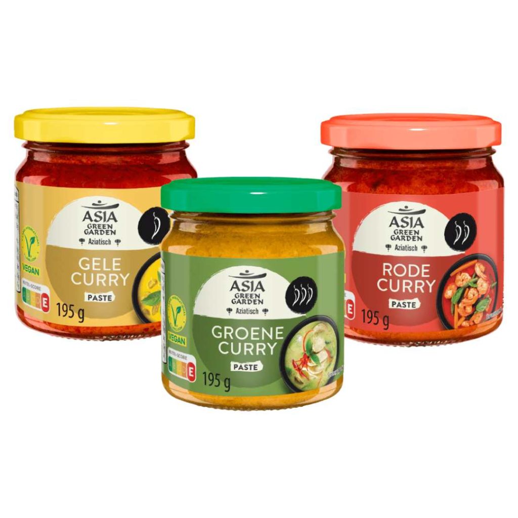 Aldi Asia Green Garden Currypasta