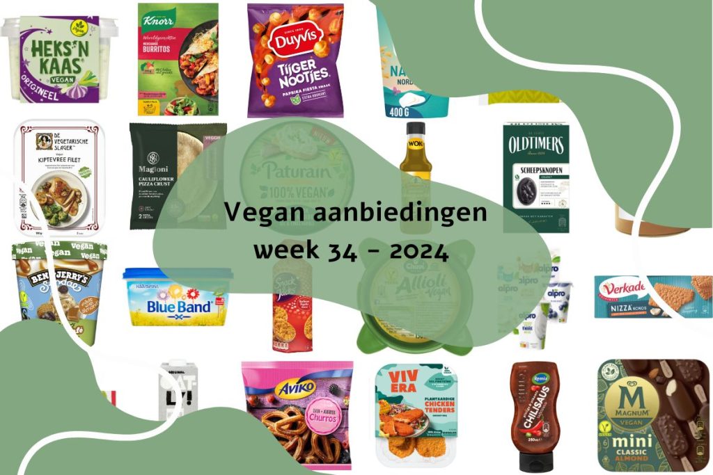 Vegan aanbiedingen week 34 - 2024