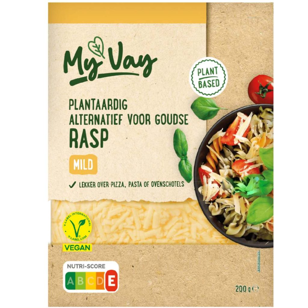 Aldi MY VAY Plantaardig alternatief voor Goudse rasp