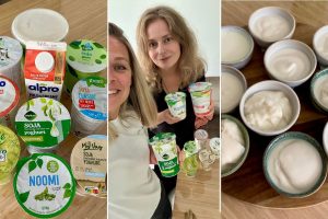 Grote ongezoete soja yoghurt taste test!