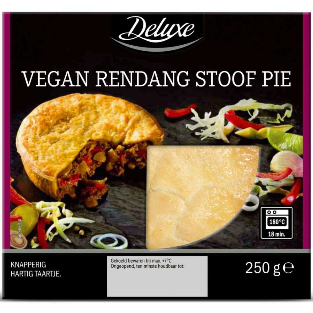 Lidl Deluxe vegan rendang stoof pie