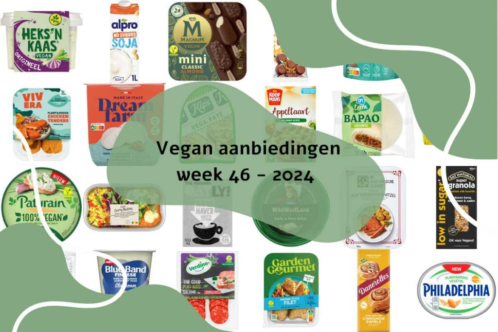 Vegan aanbiedingen week 46 - 2024