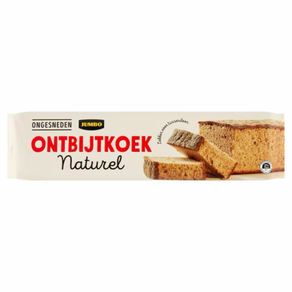 Jumbo Ontbijtkoek Naturel Ongesneden