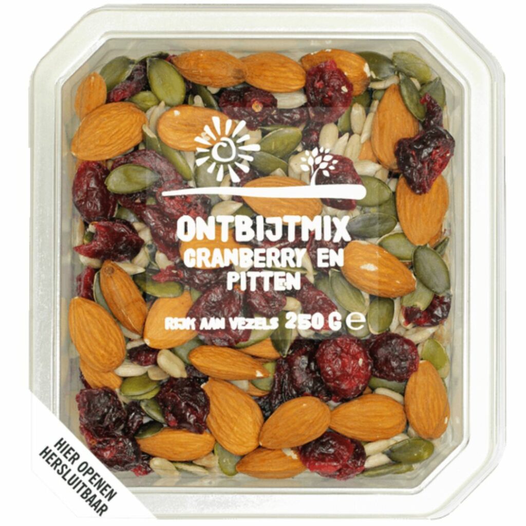 Qualino Ontbijtmix cranberry & pitten