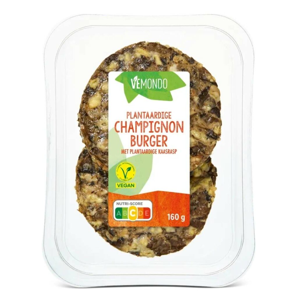 Lidl Vemondo vegan champignonburger