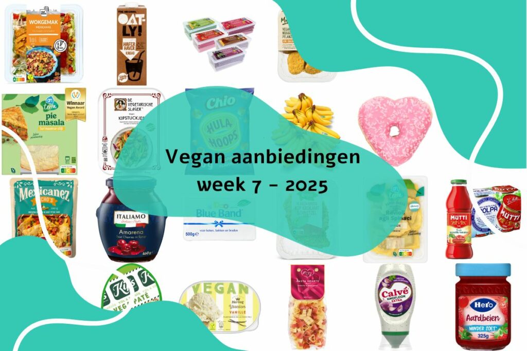 Vegan aanbiedingen week 7 - 2025