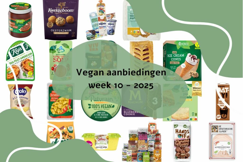 Vegan aanbiedingen week 10 - 2025