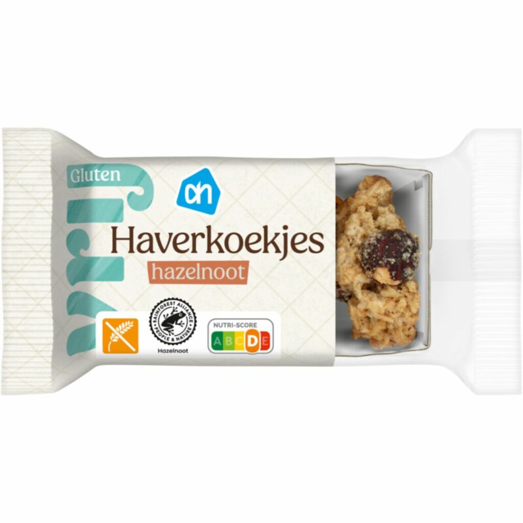 AH glutenvrij haverkoekjes hazelnoot
