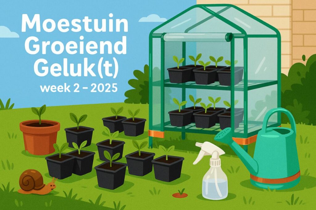 Moestuin Groeiend Geluk(t) week 2 – 2025