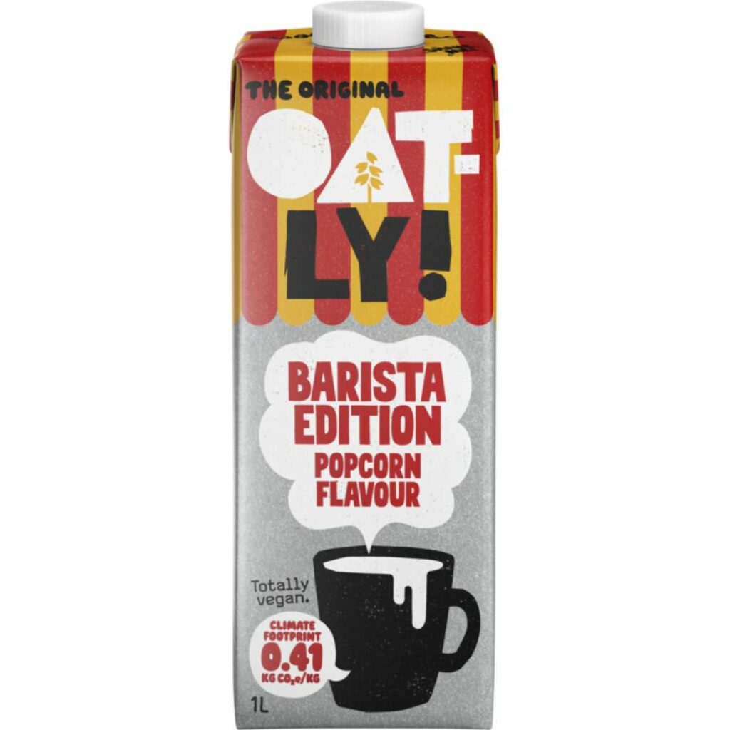 Oatly! Barista popcorn