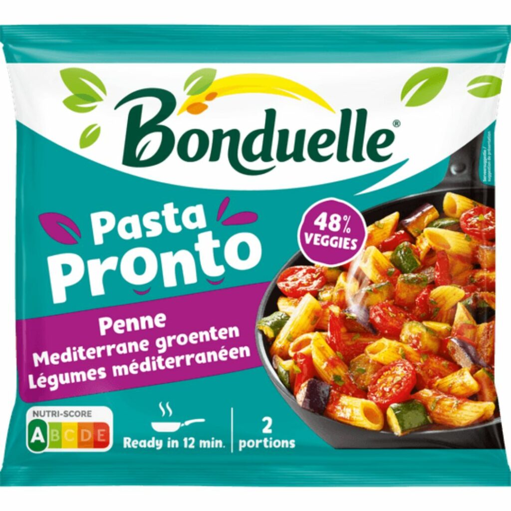Bonduelle pasta penne mediterrane groente